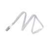 Picture of Pack of 100 - 3/8" Flat Braid Lanyard with Breakaway and Bulldog Clip