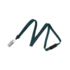 Picture of Pack of 100 - 3/8" Flat Braid Lanyard with Breakaway and Bulldog Clip