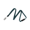Picture of Pack of 100 - 3/8" Flat Braid Lanyard with Breakaway and Bulldog Clip