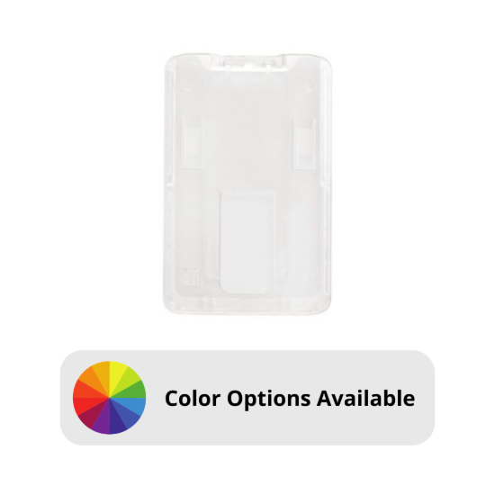 Picture of Pack of 50 - B-Holder Clear Rigid Plastic Vertical Holder 2.13" x 3.38"