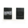 Picture of Pack of 50 - Black Vinyl Vertical 1-Pocket Magnetic Badge Holder 2.35" x 3.25"