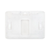 Picture of Pack of 50 - Clear Frosted Horizontal Rigid Plastic Badge Holder