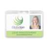 Picture of Pack of 50 - Clear Frosted Horizontal Rigid Plastic Badge Holder