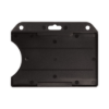 Picture of Pack of 50 - Frosted Rigid Plastic Horizontal Open-Face Card Holder 3.56" x 2.68"