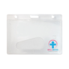 Picture of Pack of 50 - Frosted Rigid Plastic Horizontal Side-Load Access Card Holder