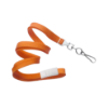 Picture of Pack of 100 - 3/8" Flat Braid Lanyard with Breakaway and Swivel Hook