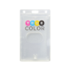 Picture of Pack of 50 - Frosted Rigid Plastic Vertical 1-Card Dispenser with Thumb-Notch, 2.44" x 4.13"