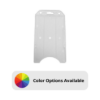 Picture of Pack of 50 - Frosted Rigid Plastic Vertical Open-Face Card Holder 2.27" x 3.93"