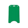 Picture of Pack of 50 - Frosted Rigid Plastic Vertical Open-Face Card Holder 2.27" x 3.93"