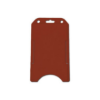Picture of Pack of 50 - Frosted Rigid Plastic Vertical Open-Face Card Holder 2.27" x 3.93"