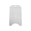 Picture of Pack of 50 - Frosted Rigid Plastic Vertical Open-Face Card Holder 2.27" x 3.93"