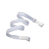 Picture of Pack of 100 - 3/8" Flat Braid Lanyard with Breakaway and Wide No-Swivel Plastic Hook