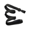 Picture of Pack of 100 - 3/8" Flat Braid Lanyard with Breakaway and Wide No-Swivel Plastic Hook