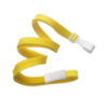 Picture of Pack of 100 - 3/8" Flat Braid Lanyard with Breakaway and Wide No-Swivel Plastic Hook