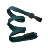 Picture of Pack of 100 - 3/8" Flat Braid Lanyard with Breakaway and Wide No-Swivel Plastic Hook