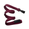 Picture of Pack of 100 - 3/8" Flat Braid Lanyard with Breakaway and Wide No-Swivel Plastic Hook