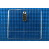Picture of Pack of 100 - Premium Vinyl Horizontal Clip-on Display Holder 3.4" x 2.25"