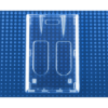 Picture of Pack of 50 - Rigid Wear Vertical 2-Card Badge Holder with Slot 2.38" x 3.5"