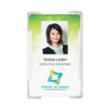 Picture of Pack of 50 - Semi-Rigid Convertible Card Holder with Belt Clip 2.16" x 3.48"