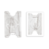 Picture of Pack of 50 - Semi-Rigid Convertible Card Holder with Belt Clip 2.16" x 3.48"