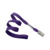 Picture of Pack of 100 - 3/8" Flat Braid Lanyard with Bulldog Clip
