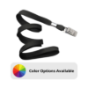 Picture of Pack of 100 - 3/8" Flat Braid Lanyard with Bulldog Clip