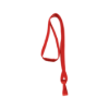Picture of Pack of 100 - 3/8" Flat Braid Woven Lanyard with Wide Plastic Hook