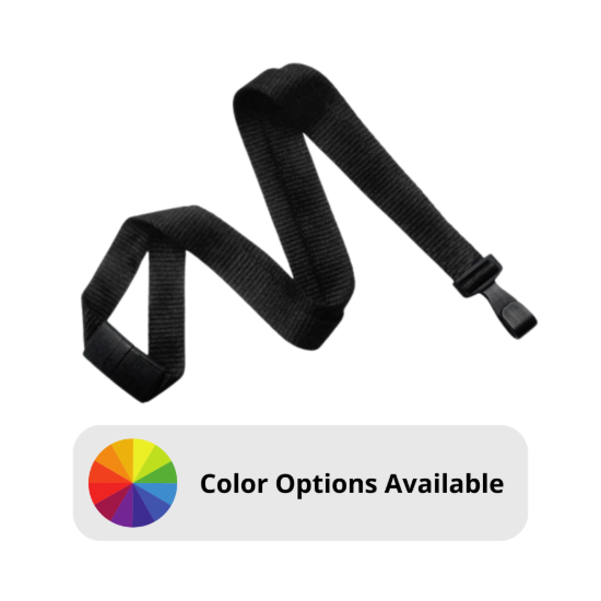 Picture of Pack of 100 - 5/8'' Bamboo Lanyard w/ Safety Breakaway and No-twist Hook