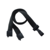 Picture of Pack of 100 - 5/8'' Recycled PET Lanyard with Safety Breakaway and No-Twist Hook