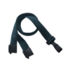 Picture of Pack of 100 - 5/8'' Recycled PET Lanyard with Safety Breakaway and No-Twist Hook