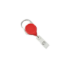 Picture of Pack of 50 - Badge Reel Carabiner with Belt Clip and Clear Strap