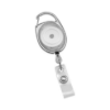 Picture of Pack of 50 - Translucent Badge Reel Carabiner with Clear Strap