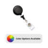 Picture of Pack of 50 - Badge Reel with No-Twist Reel with Clear Vinyl Strap and Belt Clip