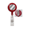 Picture of Pack of 50 - Badge Reel with Silver Sticker and Belt Clip