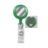 Picture of Pack of 50 - Badge Reel with Silver Sticker and Belt Clip