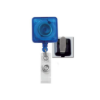 Picture of Pack of 50 - Square Badge Reel with Spring Clip and Clear Strap