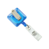 Picture of Pack of 50 - Square Badge Reel with Spring Clip and Clear Strap