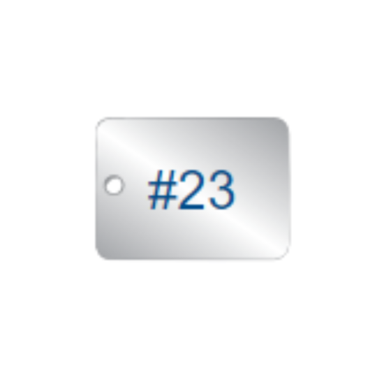 Picture of Damon Co. .809'' x 1.21'' Rectangle Metal Plates No. 23