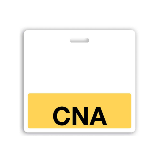 Picture of Pack of 25 - "CNA" Horizontal Badge Buddies, Yellow