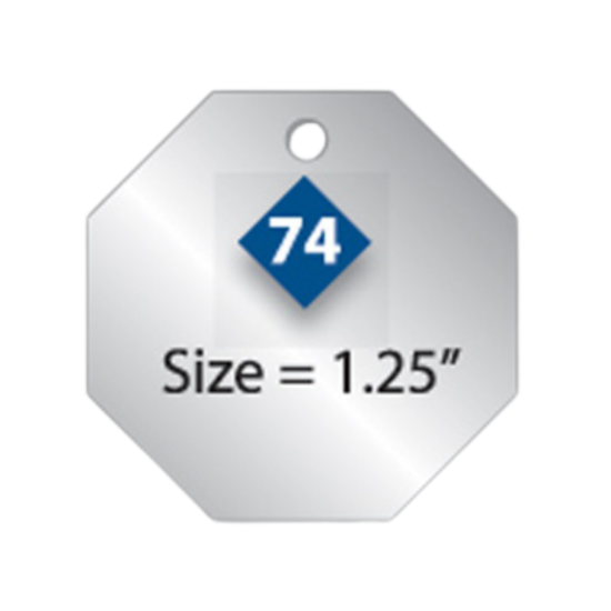 Picture of Damon Co. 1.25'' Hexagon Metal Plates No. 74