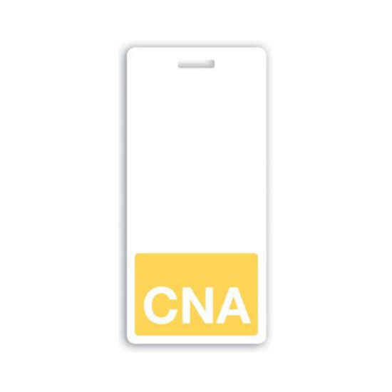Picture of Pack of 25 - "CNA" Vertical Badge Buddies, Yellow