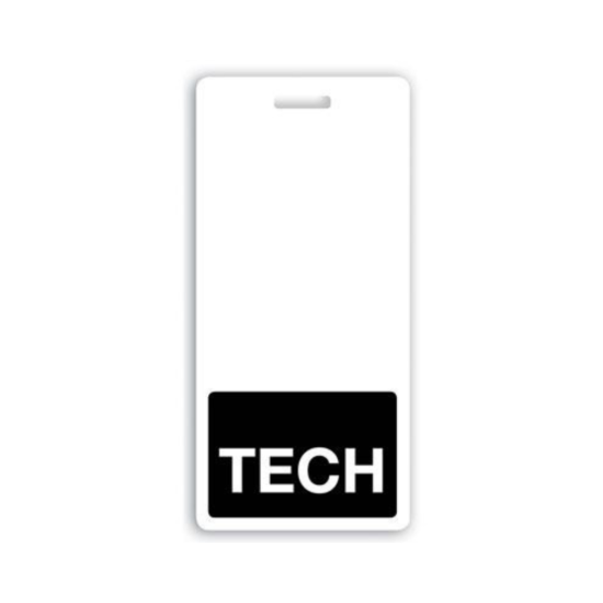 Picture of Pack of 25 - "TECH" Vertical Badge Buddies, Black