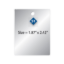 Picture of Damon Co. 1.87'' x 2.42'' Rectangle Metal Plates No. 51