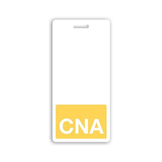 Picture of Pack of 25 - "CNA" Vertical Badge Buddies, Yellow