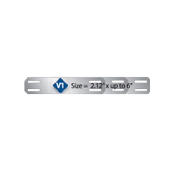 Picture of Damon Co. 2.12'' x up to 6'' Strip & Cable Metal Tags No. V1