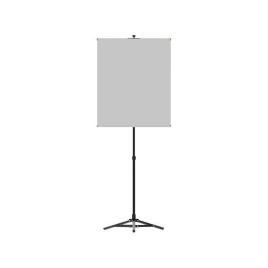 Picture of BadgePlus PPBSS-GRY Gray Photo ID Backdrop with Stand - 34" x 28"