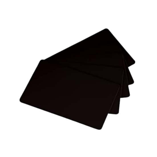 Picture of Evolis C3501 rPETG Blank Cards (recycled PETG) - Black Matte Finish - 30 MIL - 5 packs of 100 cards