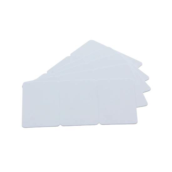 Picture of Evolis C4521 3TAG Cards- White- 30 MIL - 1 pack of 100 cards