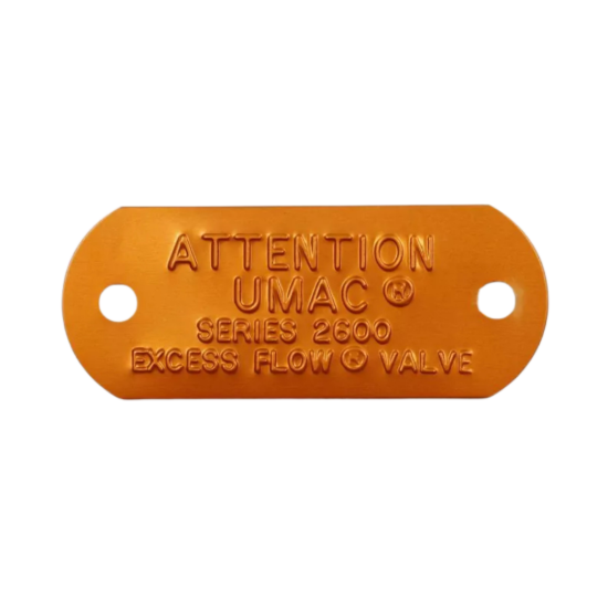 Picture of Metal Marker Valve Tags