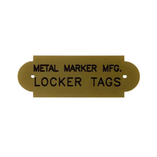 Picture of Metal Marker Locker Tags
